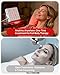Red Light Therapy for Body Panel, 16‑LED 6 Wavelengths (630 nm, 660 nm, 810 nm, 830nm, 850 nm, 940 nm) Near‑Infrared Light Therapy Device, Ease Discomfort and Revitalize Skin(White)