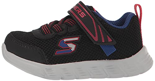 Skechers Comfy Flex - Mini Trainer, Tênis Meninos, Preto/Vermelho/Azul, 27