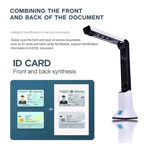 Caméra à documents USB 8MP HD format A4 pour enseignants et numérisation de photos - 5