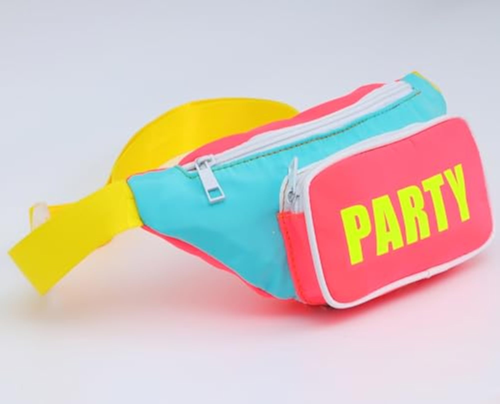 Neon Retro 80s Fanny Pack for Travel and Festivals