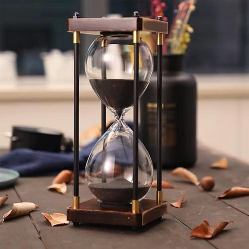 Reloj de arena creativo adorno elegante de vidrio para regalar en ocasiones de éxito profesional 8