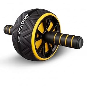 Ab Wheel Roller with Knee Mat, Dual Wheel Design for Core Strength Training, Heavy-Duty Construction, Comfort Foam Handles