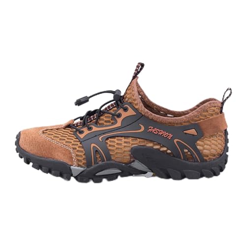 NING456 Sapatos Masculinos Aquáticos Tamanho Grande 46 47 48 49 50 Tênis de Caminhada Antiderrapante