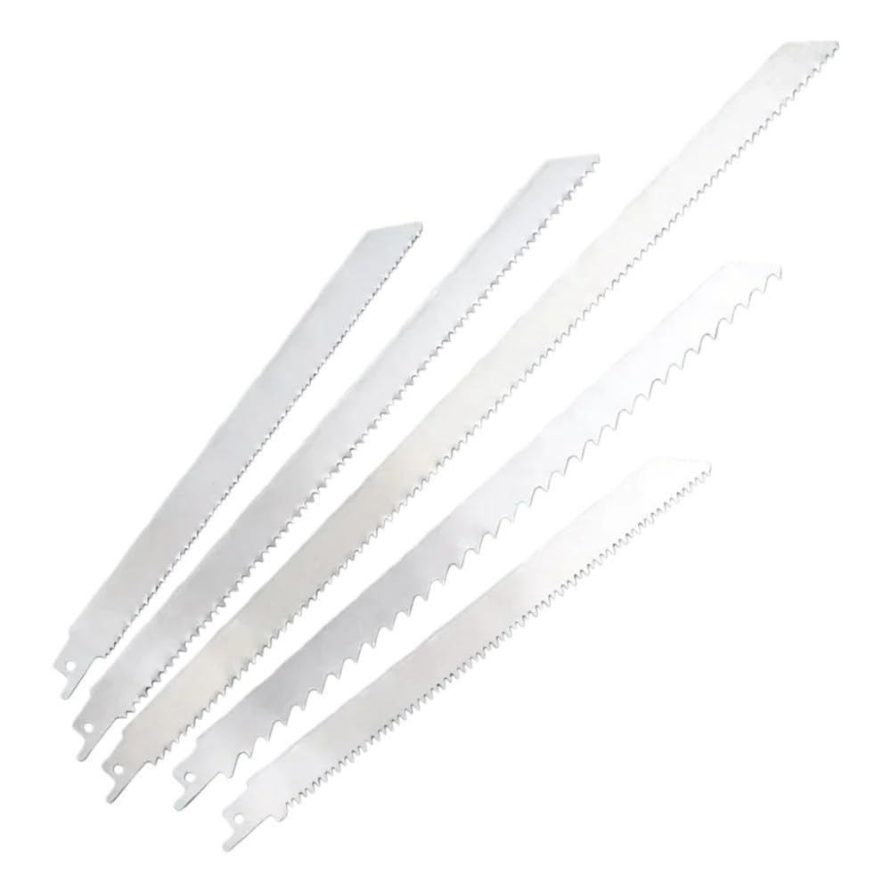 Stainless Steel Reciprocating Blade, Wood Metal Frozen Meat Bone Cutting Saber Saw Silver Blade 1piece(400 * 19mm)