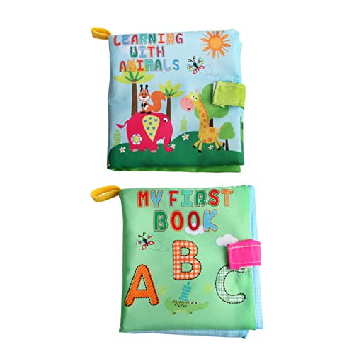 TOGEVAL 3 Pçs Livro De Pano De Bebê Livros De Bebê Livros De Aprendizagem Infantil Livro De Pano Par