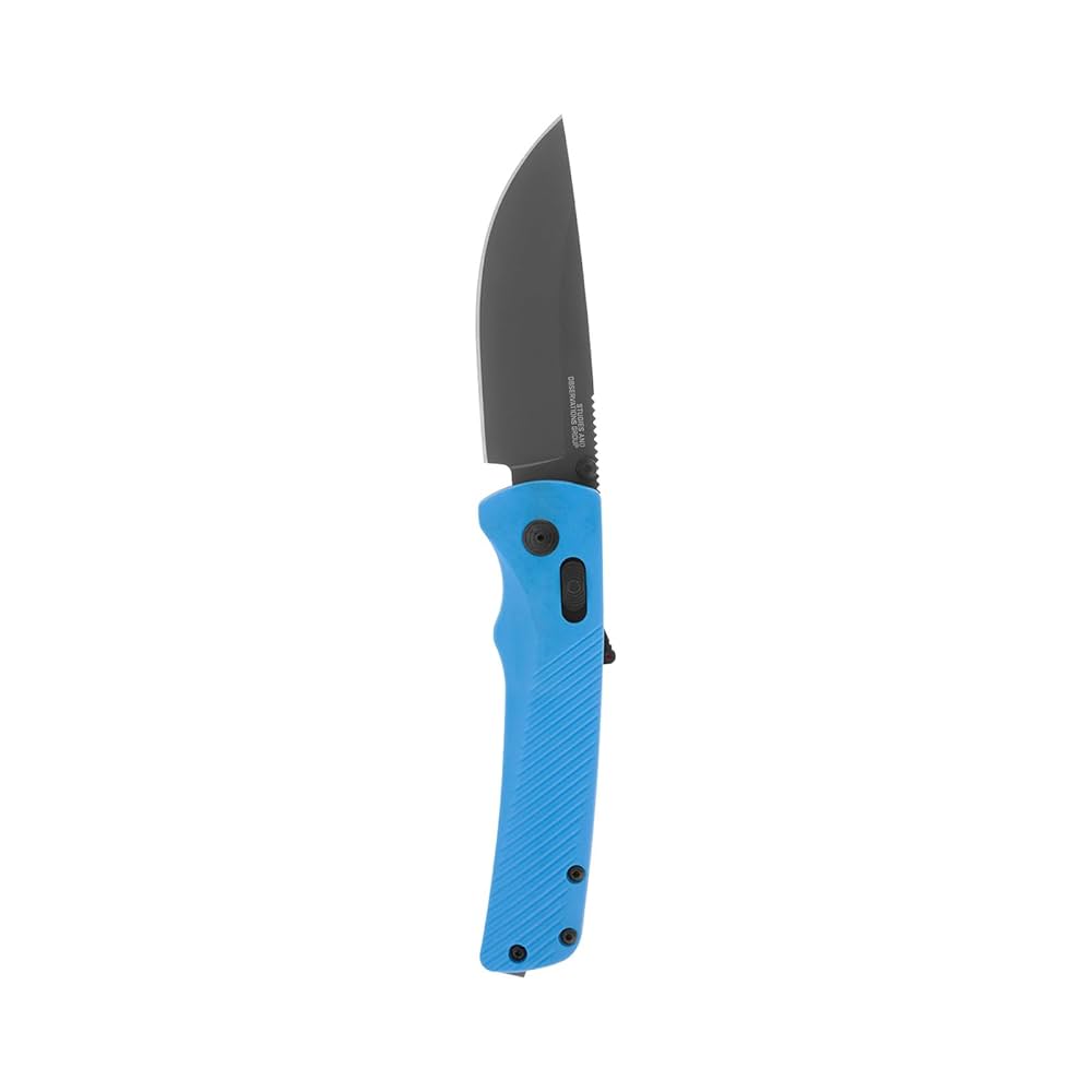SOG Flash AT Civic Cyan フォールディングナイフ Amazon.com: SOG Flash at MK3 Civic Cyan EDC Knife, BLUE