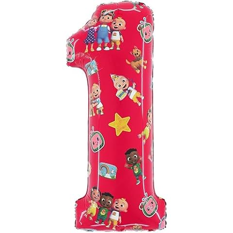 Toyland 27 Inch Cocomelon Number Balloon Cover