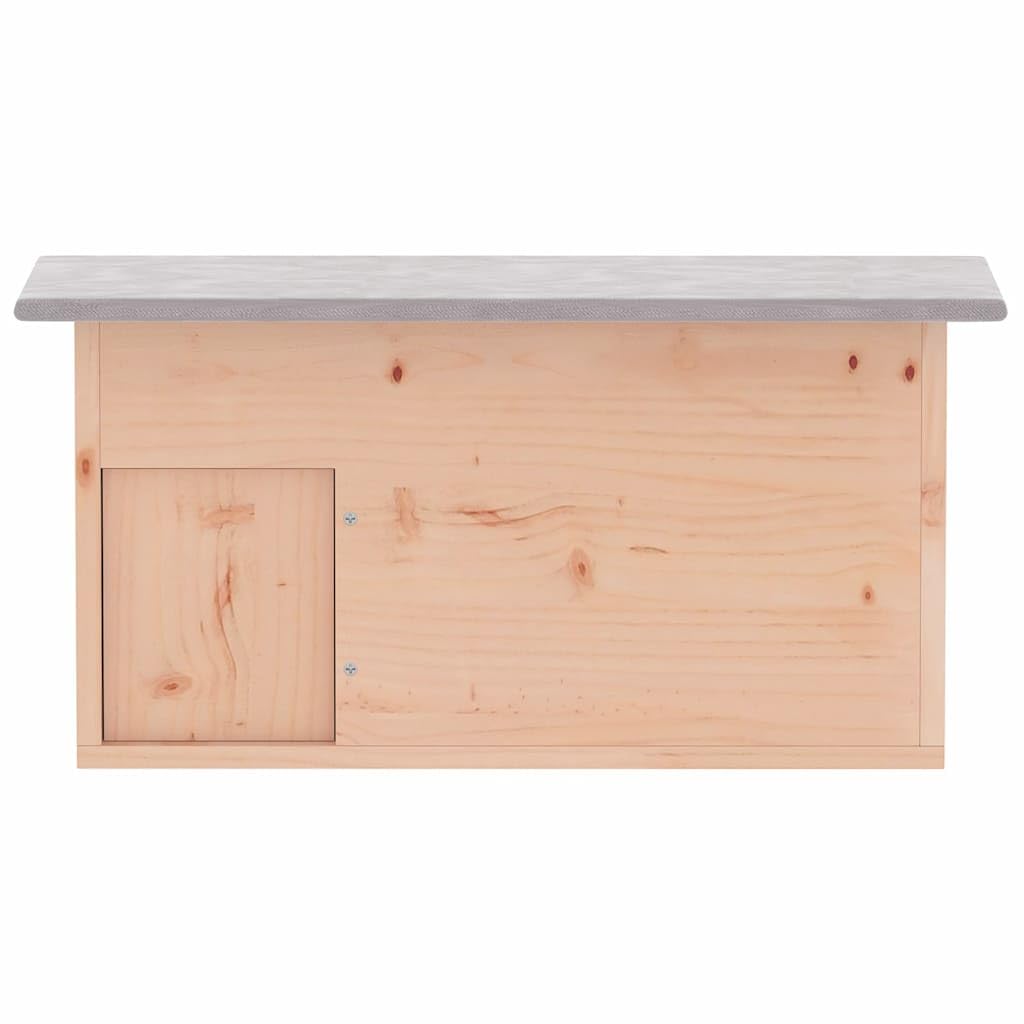 vidaXL Gabbia da Giardino per Ricci Legno Casetta Rifugio Animali Piccoli