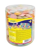 Fliegende Untertassen – 378g – Bunte Retro Süßigkeit mit Brausefüllung – Perfekt für Kindergeburtstag, Party & Adventskalender