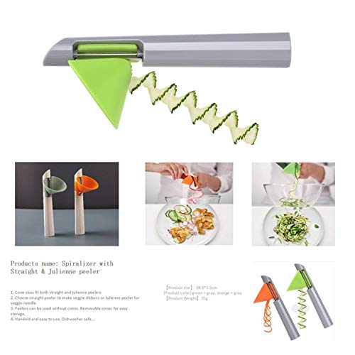 CNmuca Utensílios de cozinha multifuncionais Práticos Ralador de descascador de vegetais Cortador po