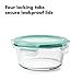 OXO Good Grips 8 Piece Smart Seal Airtight Glass Round Container Set