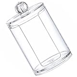 Veemoon Contenedor Pequeño Transparente para Discos de Caja Organizadora de Diseño Ranurado Soporte Portátil para y Almacenamiento en Baño