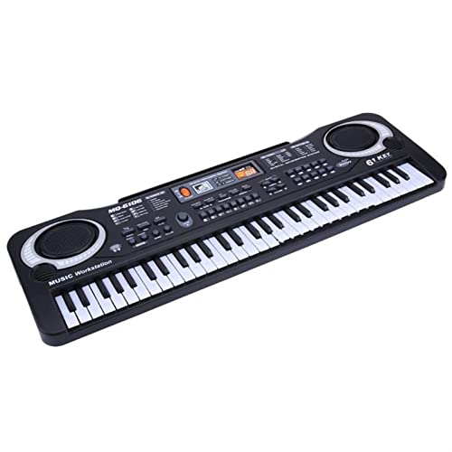 Clavier Piano 61 Touches Clavier De Piano Numérique D’orgue Électronique avec Piano Électrique Microphone - Les Beatles, Paul McCartney, John Lennon, RIngo Starr, George Harrison Clavier Piano 61 Touches Clavier De Piano Numérique D'orgue Électronique avec Piano Électrique Microphone – Image 3