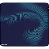 REJECT ゲーミングマウスパッド 青 FENON 500×450×4mm 布 バランスタイプ 大型 アークエッジ ラバーベース ブルー XL SOFT Cygnus Blue