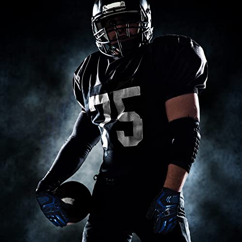 Aceship Football Gloves Adult Football Receiver Gloves,Enhanced Performance Football Gloves And High Grip Football Gloves For Adult And Kids (Xl Adult, Blue) #TOP6