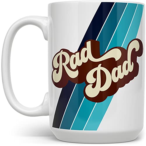 Taza Retro Rad Dad de Cerámica 15oz miniatura 1