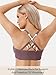 Angelhood 3 Pack Nursing Bras for Breastfeeding, Seamless Nursing Sports Bra Low-Impact Support Yoga Maternity Bras for Pregnancy, Large