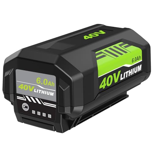 Image of 1Pack Upgraded 6000mAh Capacity Replacement for Ryobi 40V Battery OP40601 OP40602 OP40261 OP40501 OP40404 OP4030 Compatible with Ryobi 40Volt Lithium ion Battery Power Tools
