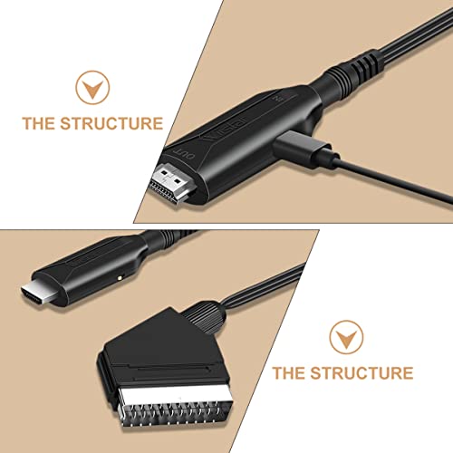 Adaptador de video y audio Scart con USB para solucionar fallos de imagen en VCR 5