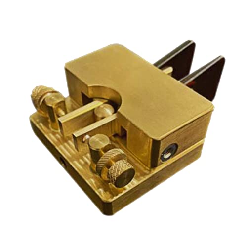 Clé télégraphique double palette JCY-56 : manipulateur Morse magnétique ajustable - 4