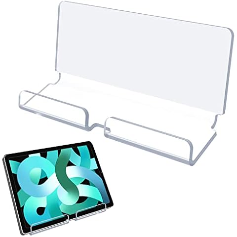 Kamehame Tablet Wall Mount Stand Clear Acrylic Tablet Holder for Tablet Smartphones eReader Cover