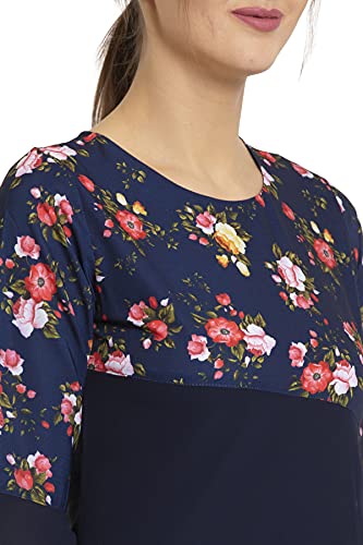 Image of ALC Creation Women's Crepe Printed A-line Kurti