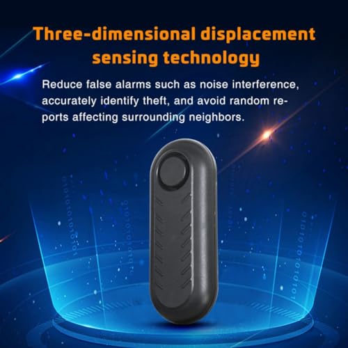 110dB Loud Anti Theft Vibration Sensor Alarm Systems for Electric Bike Motorcycle Golf Car Trailer Mailbox Garage Door Waterproof Home Security Bike Accessories Bike Alarm with Remote - Image 5