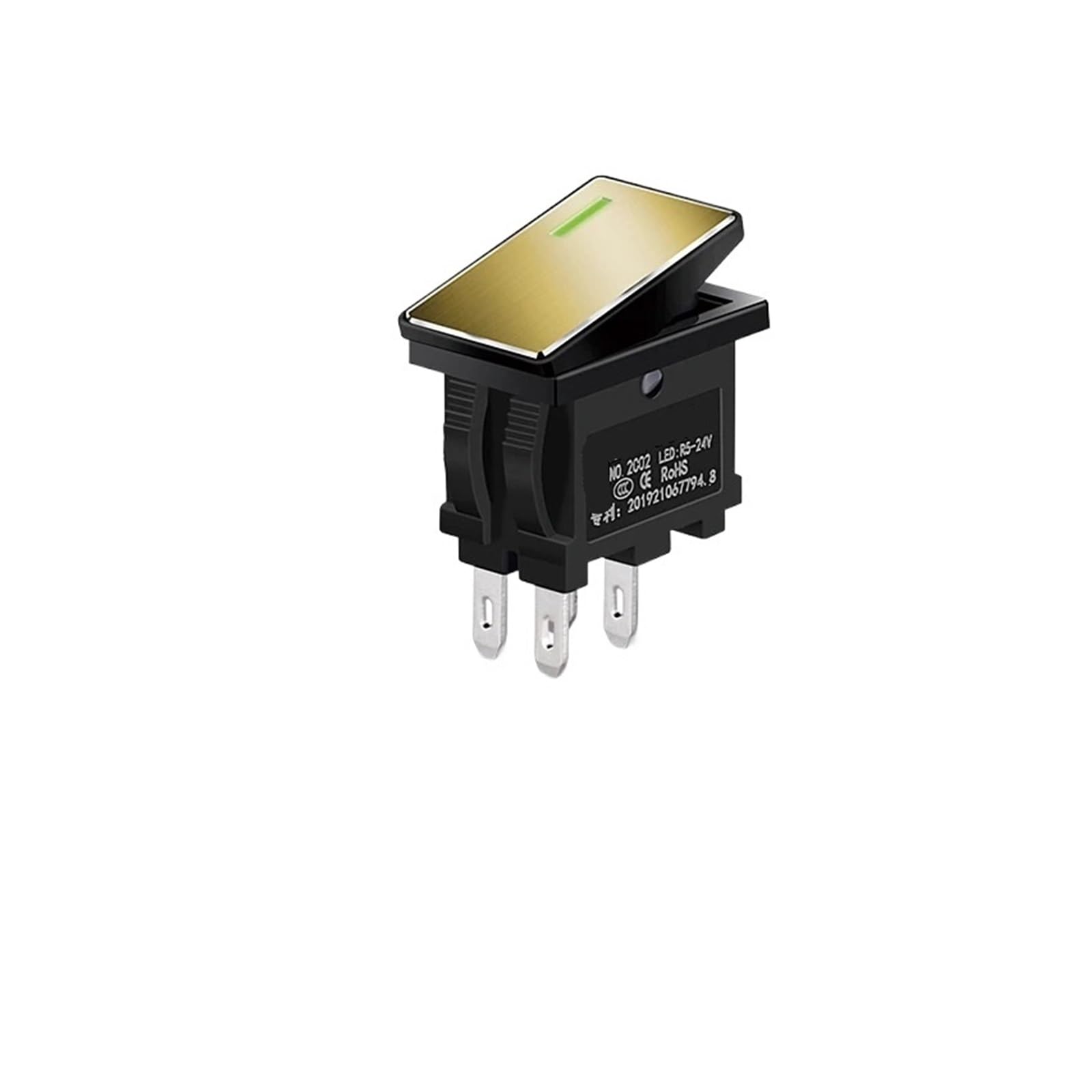 Interrupteur de rechange pour appareil défectueux 220V à bascule verte