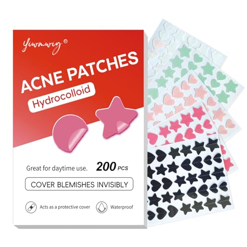 Pimple Patches for Face (400 Counts) Hydrocolloid Acne Pimple Patches for Covering Zits and Blemishes in Face Skin, Spot Stickers with Salicylic Acid, Tea Tree Oil & Calendula Oil
