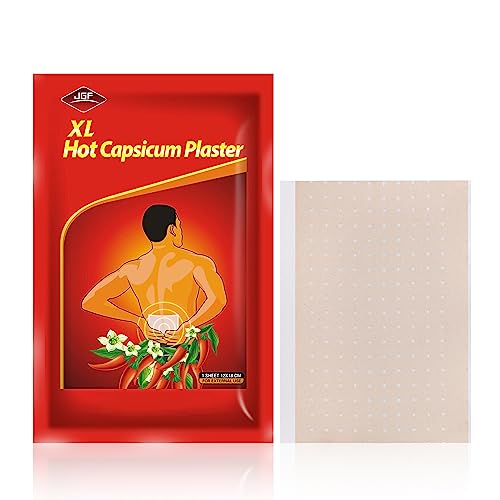 10 Count Capsaicin Patches,4.72"x7.08" Hot Capsicum Patch