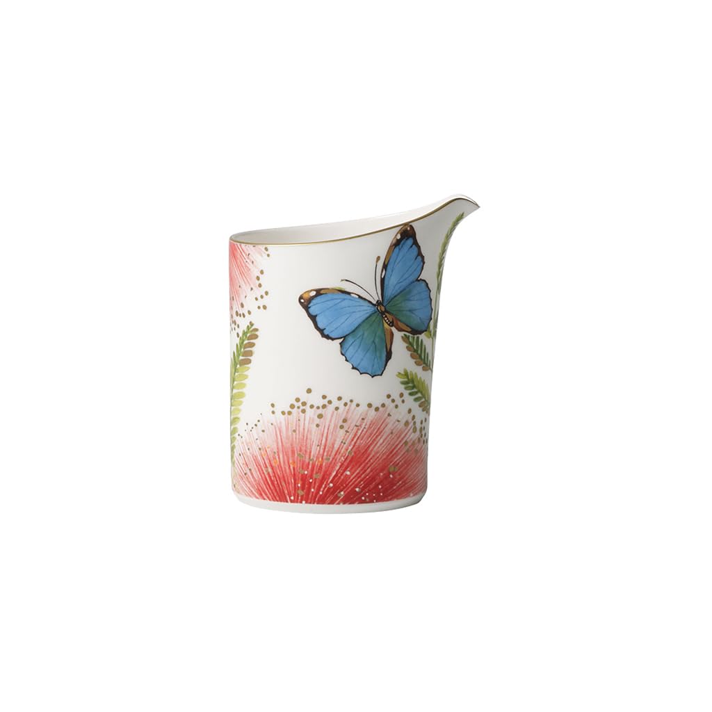 Villeroy & Boch Amazonia Milchkännchen, Edles Geschirr aus Premium Bone Porzellan, 200 ml