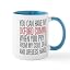 White/Blue Inside - Oxford Comma Humor Mugs