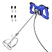 2600W Mezclador de Mortero,Mezclador Industrial, hormigoneras electricas, Agitador M14 Tornillo de Cromo, 6-Velocidad Variable Mezclador Eléctrico, Utilizado para Mezclar Pintura, Cemento, Hormigón