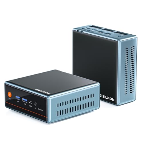 Image of PELADN Mini PC Gaming, Core Ultra 5 125H (Up to 4.5GHz, 14C /18T) Desktop Computer M.2 PCIe 4.0 512GB SSD 32GB Dual DDR5 5600MHz Dual LAN 2.5G WiFi6 /Bluetooth5.2 /Type-C USB4.0 for Office Home