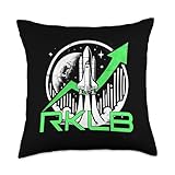 RKLB | Rocket | Lab Throw Pillow