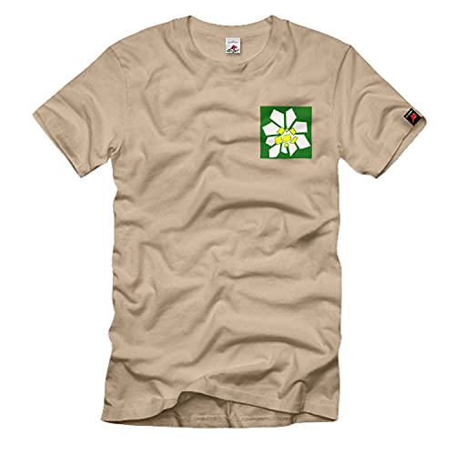 T-shirt Chasseur de montagne 233 ample et résistant pour homme 3XL beige