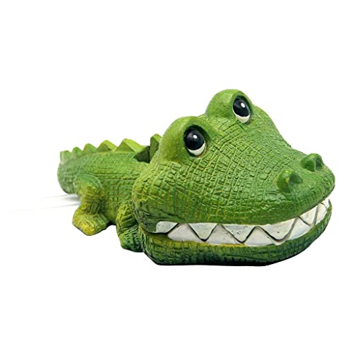 Jinhxofs 水槽用装飾エアーポンプ 魚飼育用バブル5種セット, クロコダイル