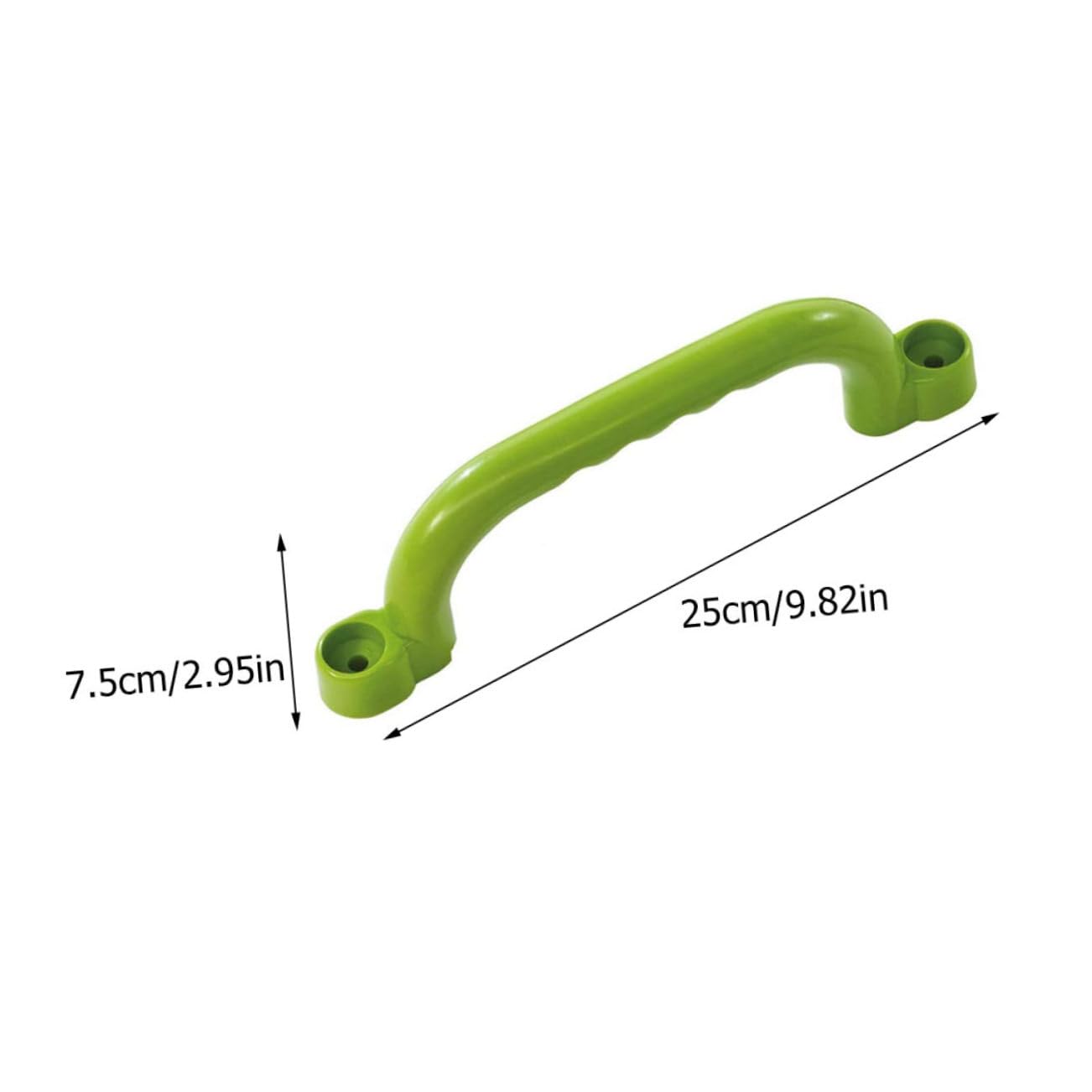 YARNOW 1 Pair Climbing Safety Handles Non Slip for Playhouse Bunk Bed Indoor Outdoor Use UV Stable Random Color Random Color