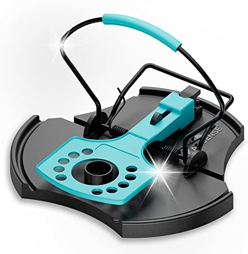 Kat Sense Large Rat Traps That Work, Instant Humane Kill Snap Trap for House, New Wide Strike Bar Captures 3x More Rodents Chipmunks Mice & Squirrels, Set of 4 Indoor Outdoor Mouse Traps Trampas Ratas