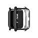Screen Protector Case Compatible with Amazfit GTS 2 Mini/Bip U Pro Smartwatch Accessories TenCloud Covers Scratched Resistant Full Protective Cover for GTS 2 Mini (Black+Gray+Clear)