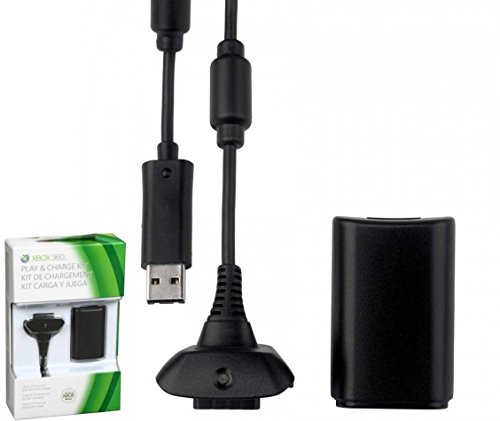 Kit com Bateria e Carregador para Xbox360 KP-5123 Knup