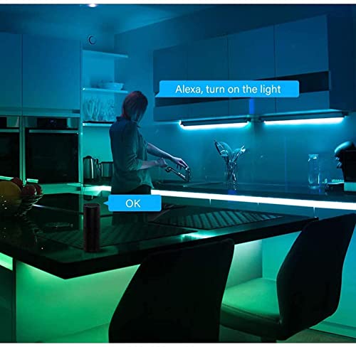 Miheal Led Light Strip, Wifi Wireless Smart Phone Controlled 65.6Ft Ip65Waterproof Strip Light Kit Black Pcb 5050 Led Lights,Working With Android And Ios System,Ifttt[Energy Class A++]（2Th Gen #TOP3