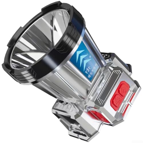 USB Rechargeable Headlamp with for Power Bank Function Long Life(Silver)