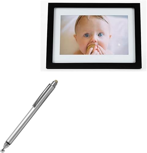 BoxWave - Lápiz capacitivo compatible con Skylight WiFi 916496 (10 pulgadas), lápiz capacitivo DualTip, punta de disco con punta de fibra, color