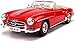 Modello di auto Mercedes-Benz 190SL auto sportiva in scala 1:18, modello di giocattolo pressofuso per auto in lega di simulazione statica, porta e cofano apribili, modello di auto con ornamenti d