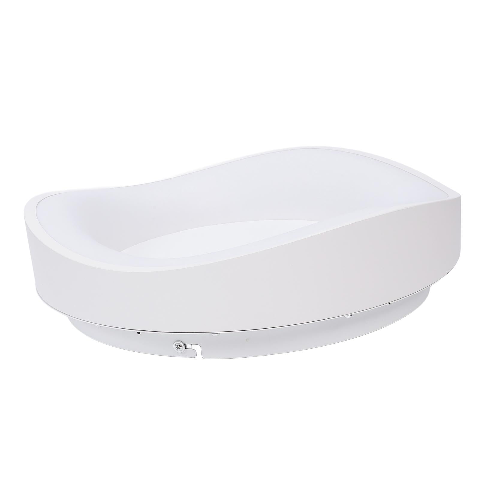 Wakects LED-Unterputz-Deckenleuchte, Eisen-PC-LED-Deckenleuchte, 3000 F Bis 6500 F, Dimmbar 10 Bis 100 Prozent, mit Fernbedienung und APP Für Schlafzimmer, Küche, Flur, Wohnzimmer
