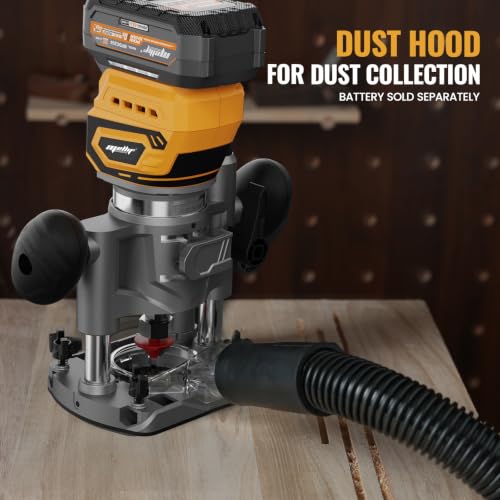 Image of Cordless Plunge Router Combo Compatible with Dewalt 20V 60V MAX Battery