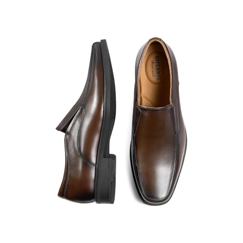 Image of GIFENNSE Mens Loafers Leather Slip-on Dress Shoes