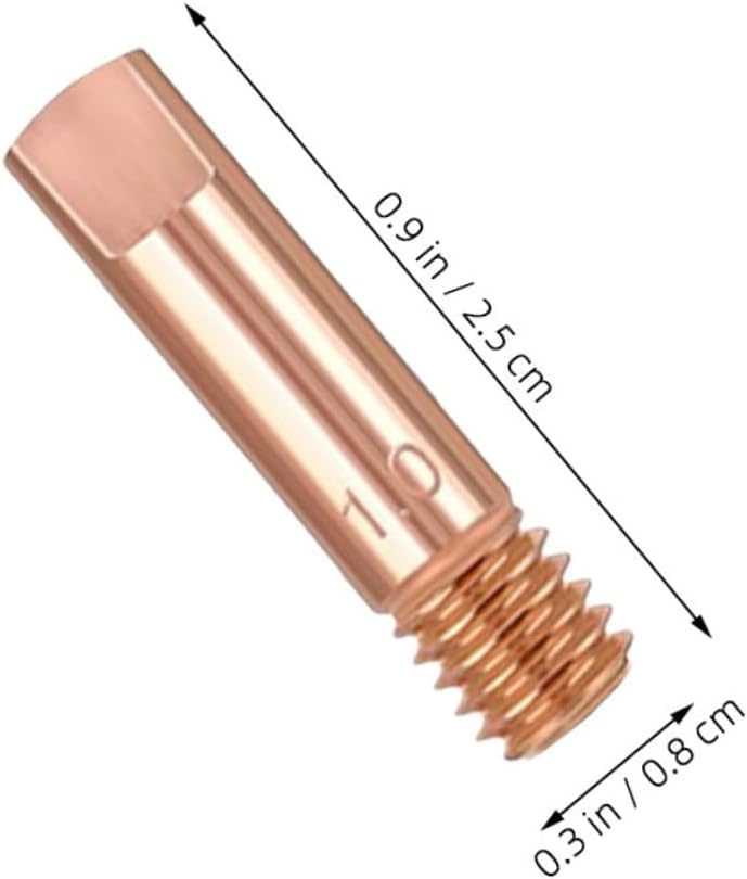 PRETYZOOM 40pcs Welder Replacement Kit Mig Welding Gun Nozzle Contact Tips Gas Diffusers for Mig Welding Accessories High Conductivity Heat Resistant Easy Installation Versatile