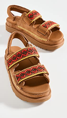 Ugg174 Goldenstar Heritage Braid Womens Sandal 8 Bm Us Chestnut #TOP3